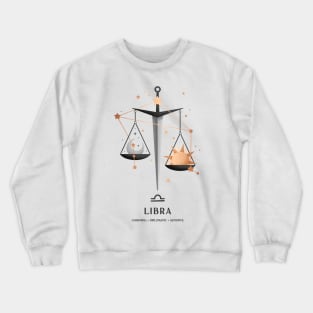 Libra Constellation Zodiac Series Crewneck Sweatshirt